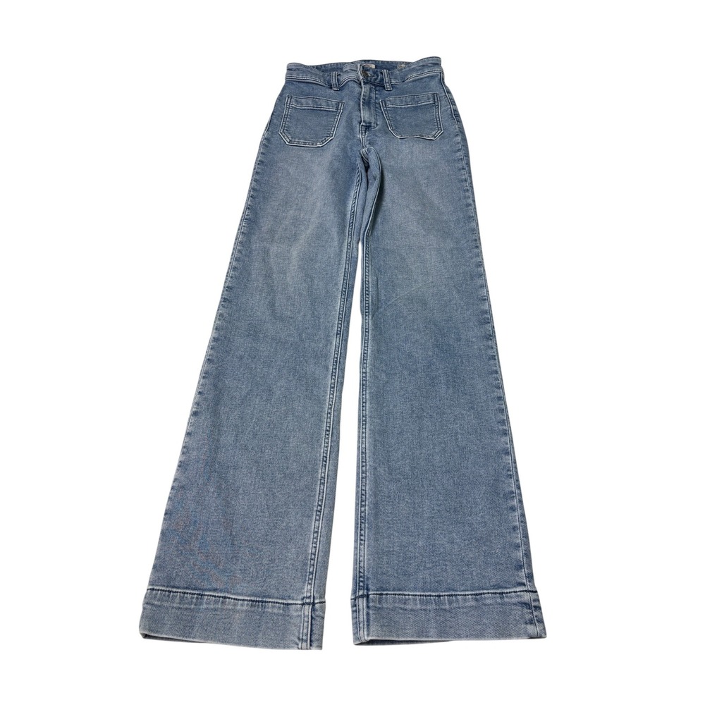 Faherty Stretch Terry Patch Pocket Pant Eastern Shore Wash Womens Size 27X32